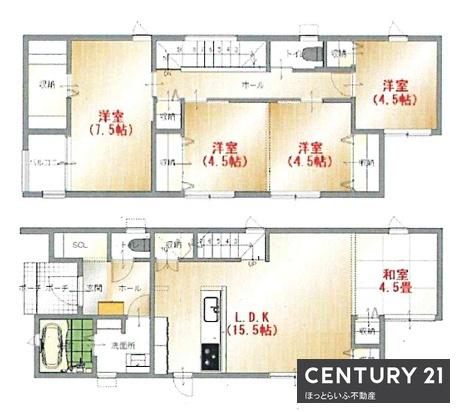 太郎坊町の2階建て　新築建売物件です。