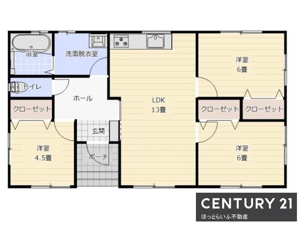 間取りは3LDKで、家族での暮らしにぴったりです