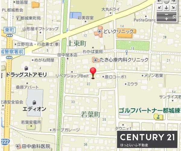 南北に広がる接道、用途多彩