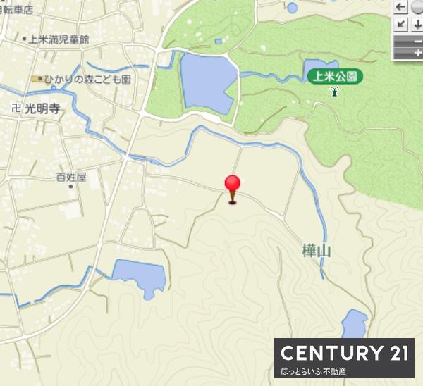 ■高台の売地、開放感良好！■北向きの4m接道