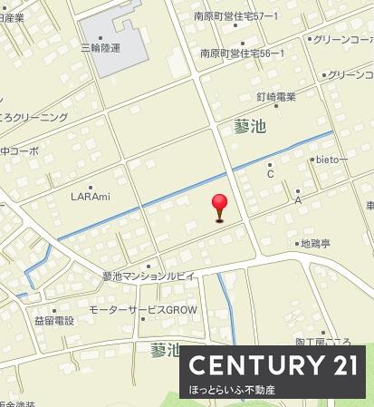 陽当たりの良い南向きの接道がある土地です