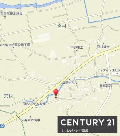 南向きの公道に面した平坦地です
