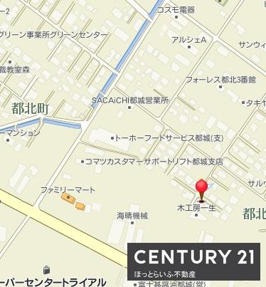 静かな環境の中に広がる売地