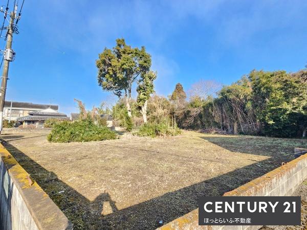 間口が広い土地です