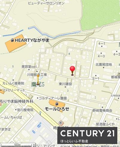 南向きの日当たりがよく間口が広い土地です