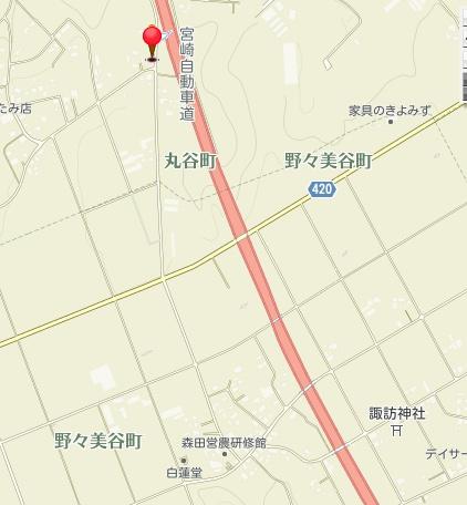 高台に位置し日当たり見渡しがいい土地です