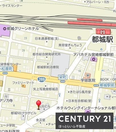 北原町の大通りに面した店舗付き住居です