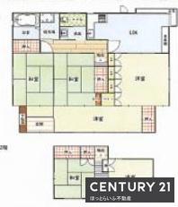 静かな場所にある部屋数の多い中古物件です