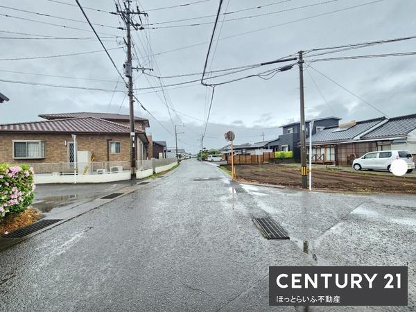 静かな場所にある55坪の土地です