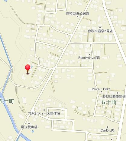 通りから入った静かな場所にある土地です