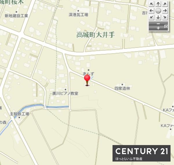 高城町大井手に事務所および作業所物件がでました