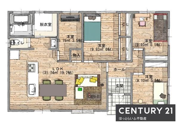 都城市金田町の新築一戸建