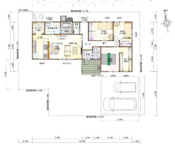 広々間取りと収納が充実した新築建売です