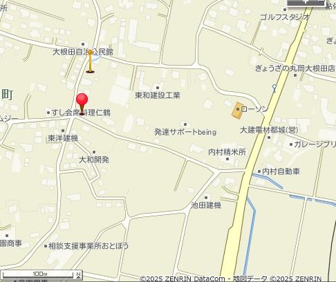 道路から入った場所にある静かな場所にある土地です