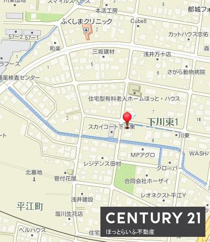 下川東１丁目の静かな場所に１２４坪の土地が出ました