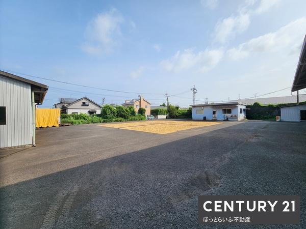 都北町に事業用土地倉庫付きが出ました