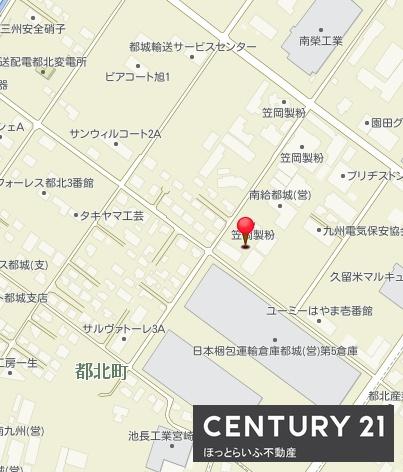 都北町に事業用土地倉庫付きが出ました