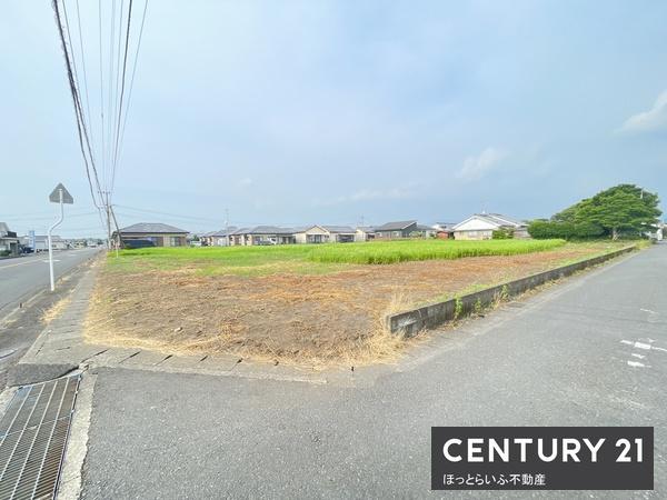 ■角地の平坦地、自由設計可能！■南向き道路で日当たり良好