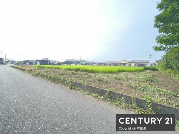 ■角地の平坦地、自由設計可能！■南向き道路で日当たり良好