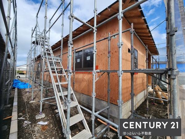 静かな環境にある新築平屋建です