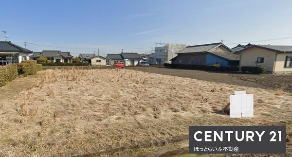 静かな場所にある南向きの土地です