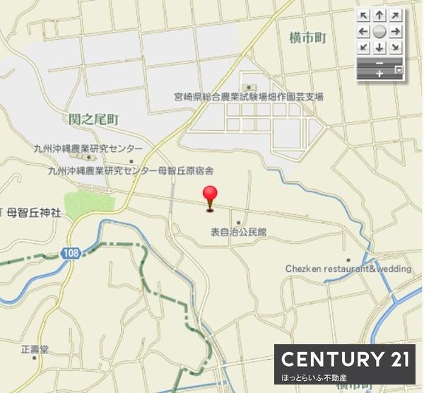 桜並木沿いにある横市町の平坦な売地です