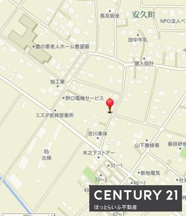 都城市安久町の土地