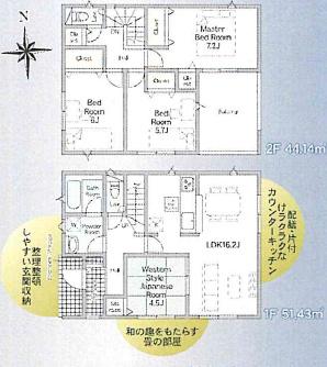 小学校近くの静かな環境にある建売物件です