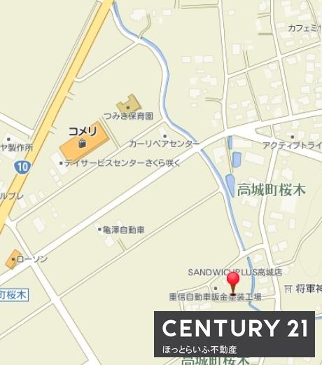 都城市高城町桜木の土地