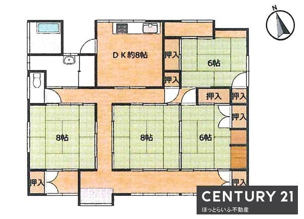 1996年築の落ち着いた雰囲気