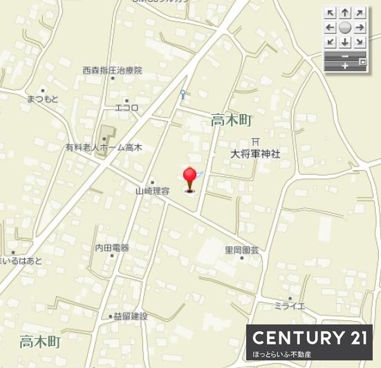 高木町のガレージ兼倉庫つき土地です