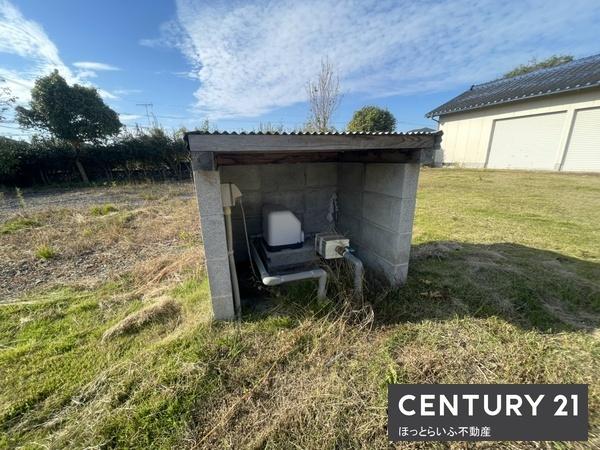 高木町のガレージ兼倉庫つき土地です