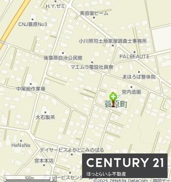 日豊本線五十市駅徒歩21分。南向き公道接面17m