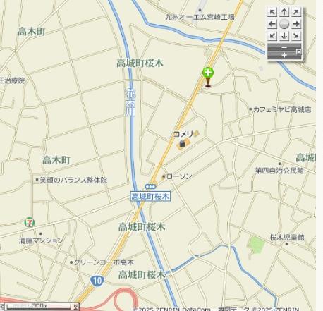 高城の中心市街地付近に売地が登場しました