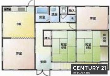 ゆったり4DKの平屋中古戸建です