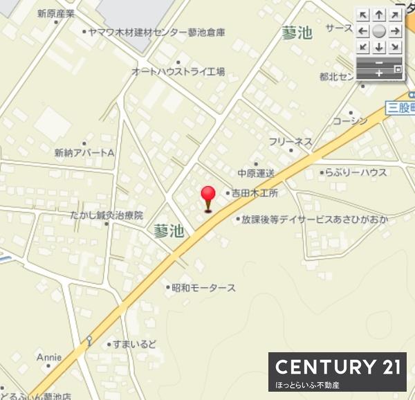 国道沿いの広い敷地が売りに出ました