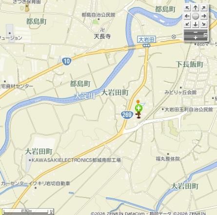 都城市大岩田町の土地