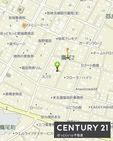 都城市鷹尾２丁目の土地