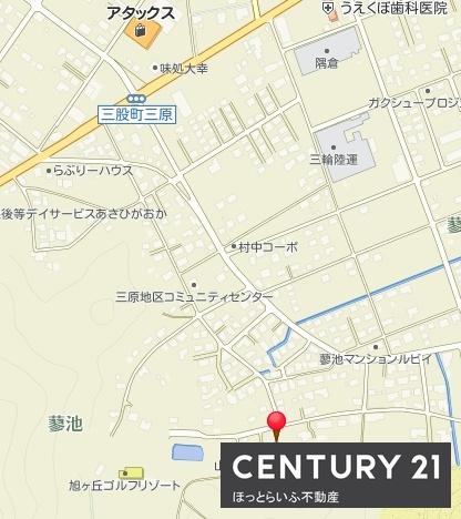 静かな場所にある土地です