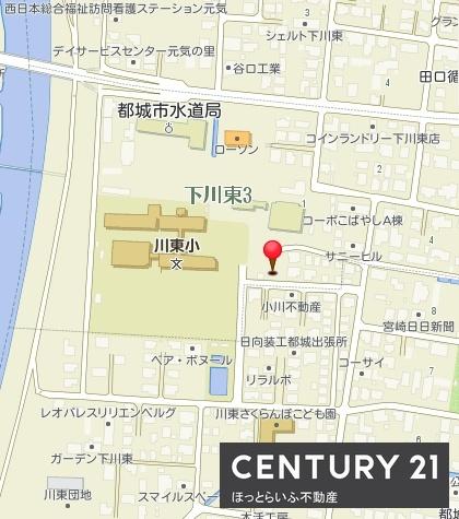 都城市下川東３丁目の土地