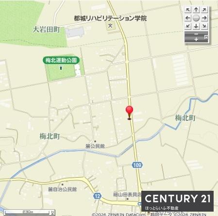 のどかな雰囲気の中にある広大な土地です