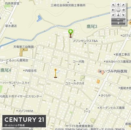 閑静な住宅街に佇む広々とした土地です