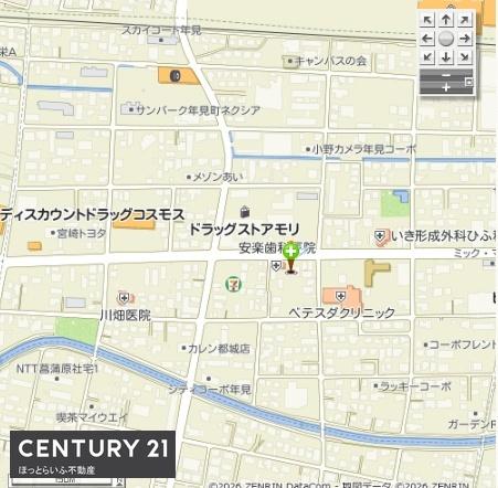 見晴らしのいい立地に建つ中古物件です