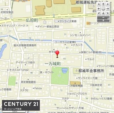 都城市一万城町の土地