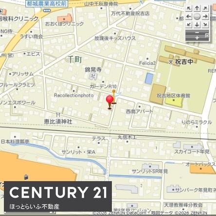 祝吉中学校すぐ近く　暮らしに便利な立地に位置する土地です
