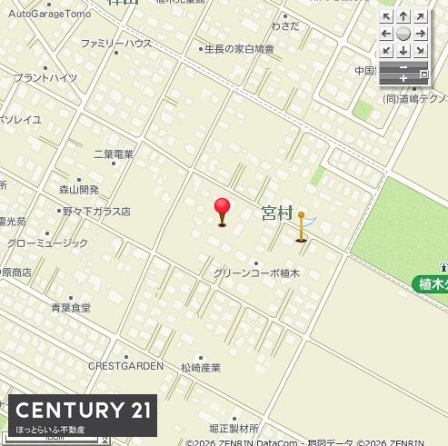 プライベート空間も確保できる奥まった土地です