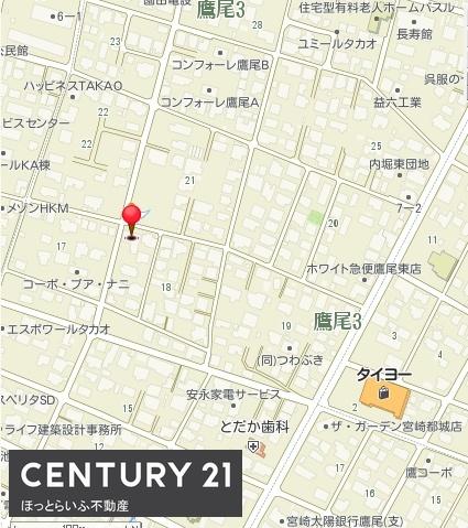 都城市鷹尾３丁目の土地