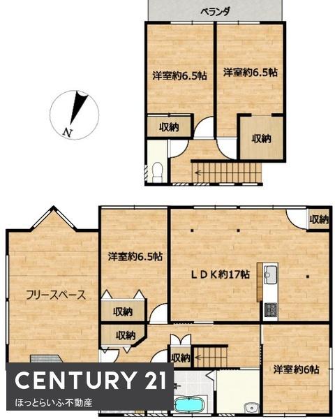 小学校と中学校共に近く通学も安心な中古物件です