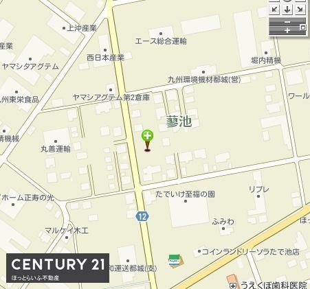 大きな運動公園が近くにある便利な土地