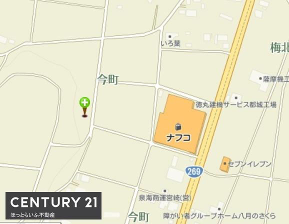 南西向きの明るい土地